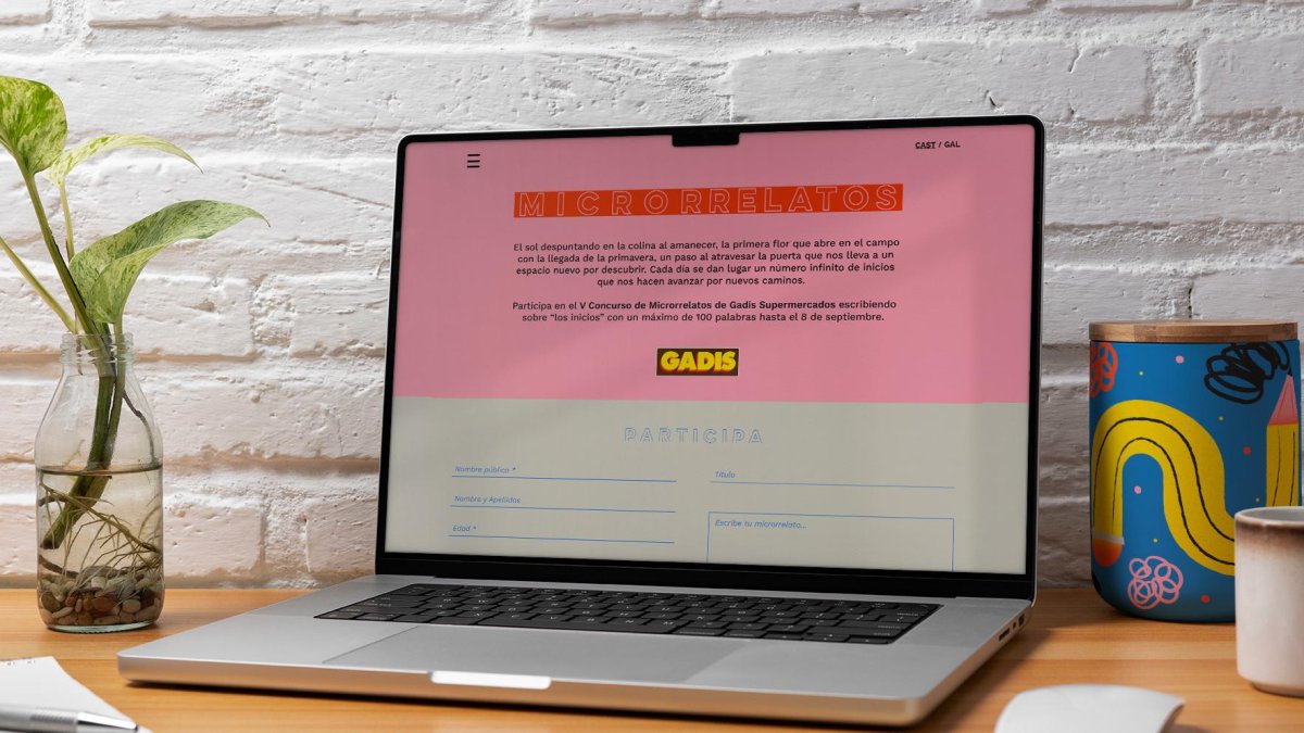 Imagen de la convocatoria del V Concurso de Microrrelatos Gadis
