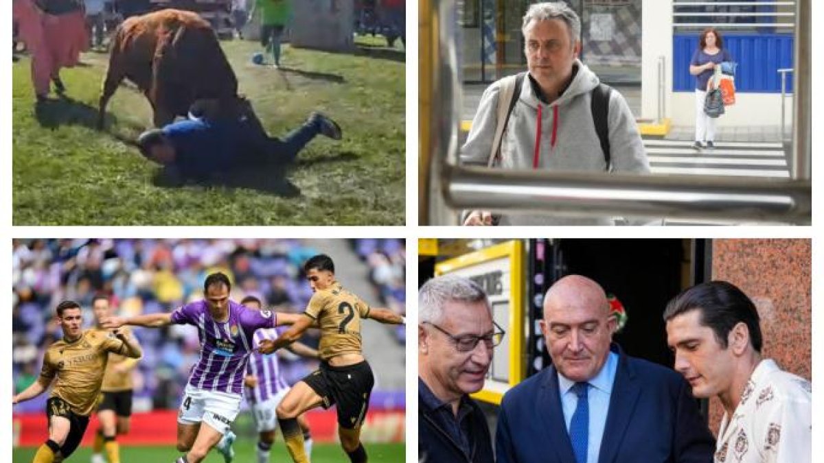 Una nueva edición del Toro de la Vega, el empate del Real Valladolid, el cierre de la planta de Bimbo en Valladolid y el rodaje de la segunda temporada de 'Memento Mori', protagonistas de la semana