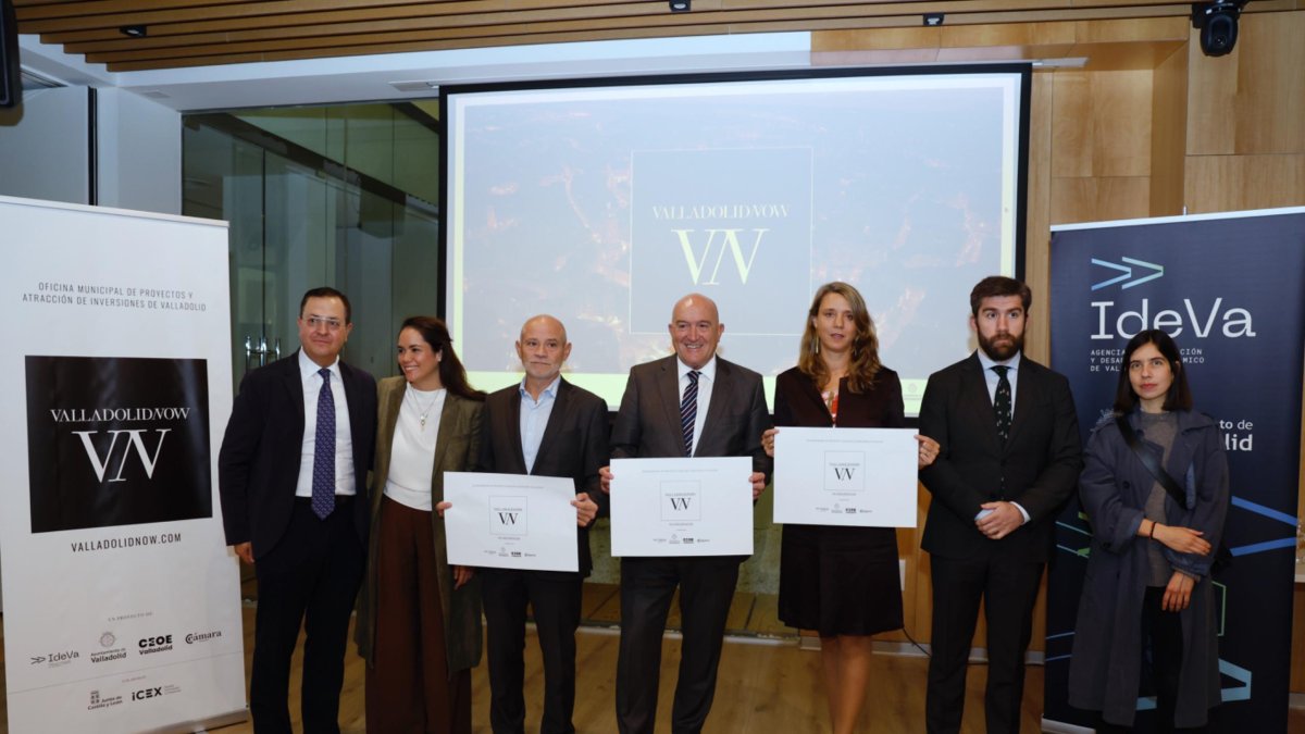 Presentación de 'Valladolid Now' en la Agencia de Innovación y Desarrollo Económico.