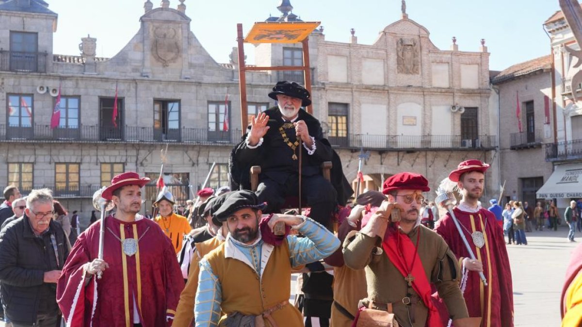 Llegada del Emperador de Carlos V a Medina del Campo