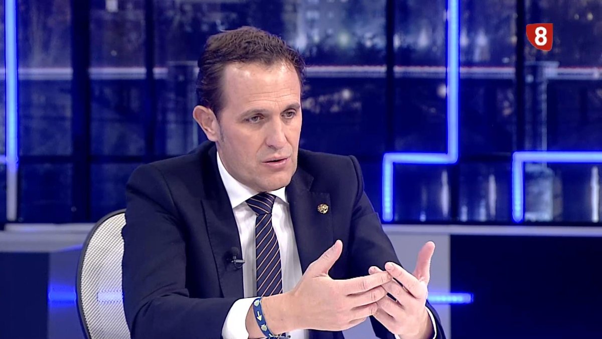 El presidente de la Diputación de Valladolid, Conrado Íscar, en La Quinta Esquina.