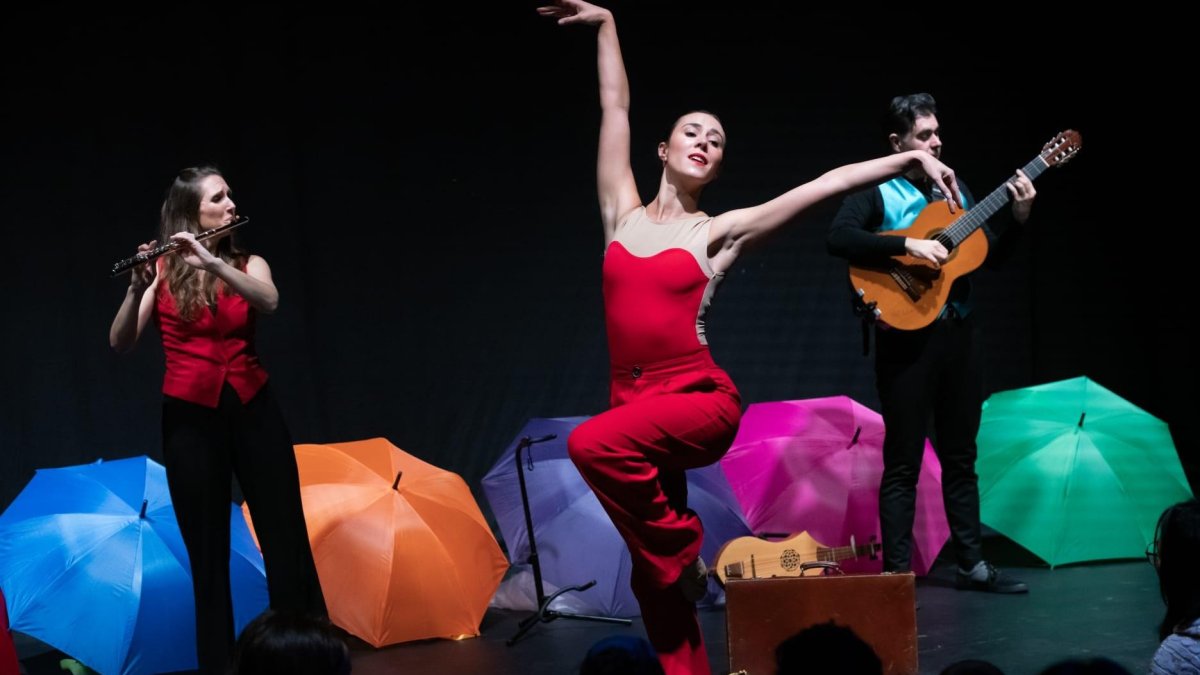 Imagen de archivo de una actuación de la compañía Yamparampán.