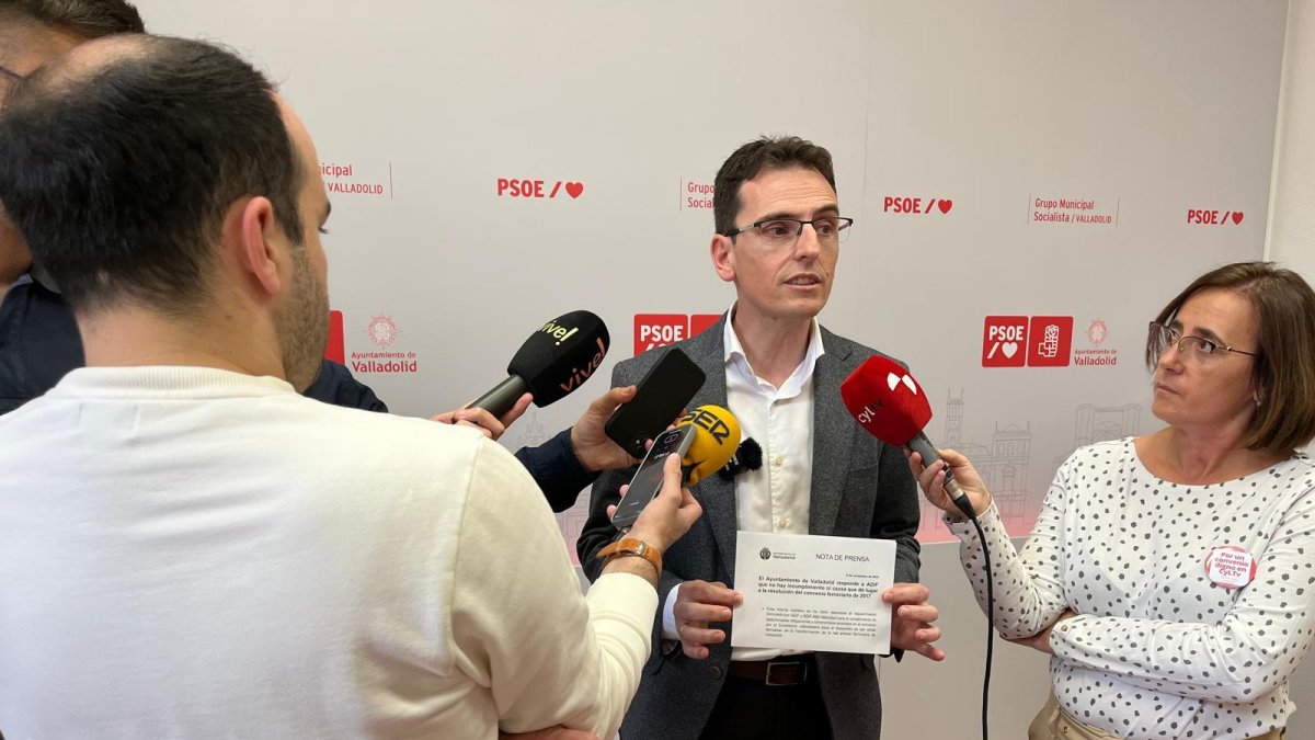 Pedro Herrero, portavoz del Grupo Municipal Socialista en el Ayuntamiento.