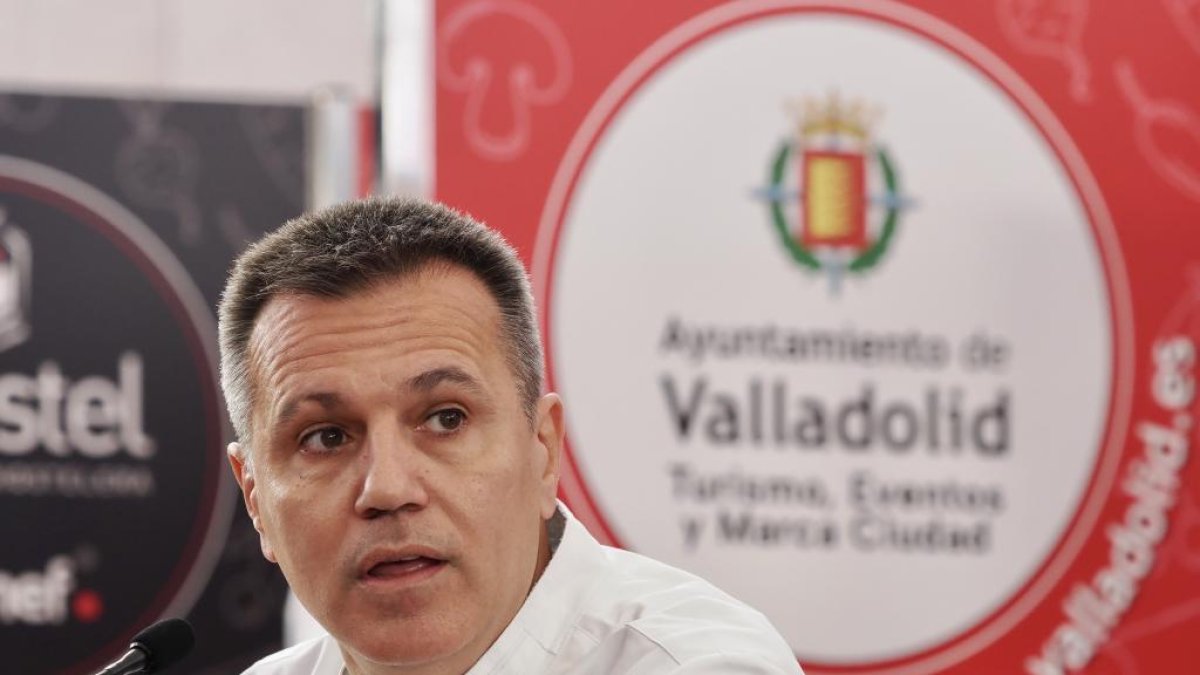 Imagen de Oriol Castro en el concurso Mundial de tapas de Valladolid 2024