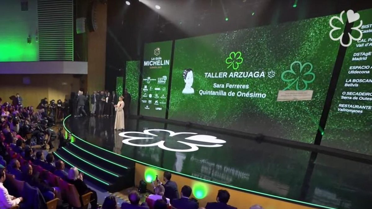 'Taller Arzuaga' es premiado por sus prácticas sostenibles en la MICHELIN Guide Ceremony Spain