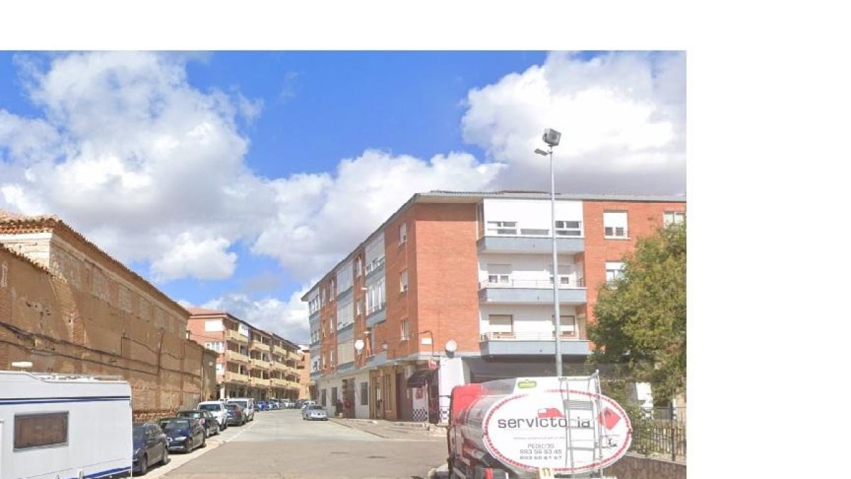 La agresión se produjo en la calle Ruedo de Medina de Rioseco.