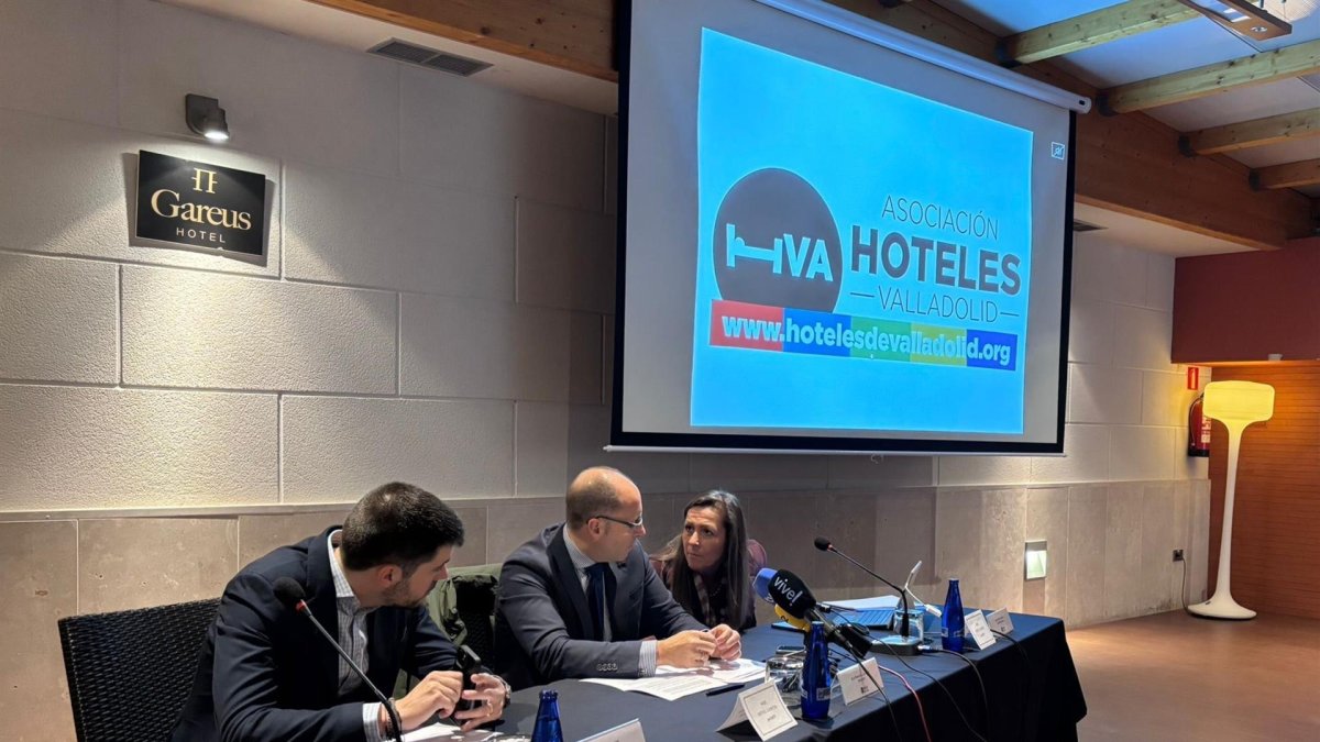 Rueda de prensa para informar sobre la ocupación hotelera en Valladolid en el puente de diciembre y hace balance del año