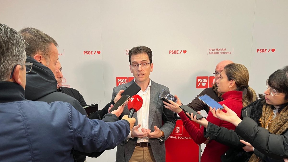 Pedro Herrero, portavoz del Grupo Municipal Socialista en el Ayuntamiento.
