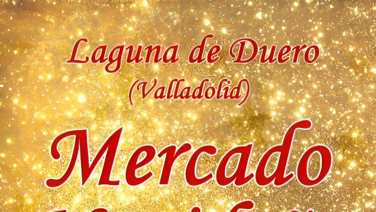 Cartel Mercado Navideño Laguna de Duero