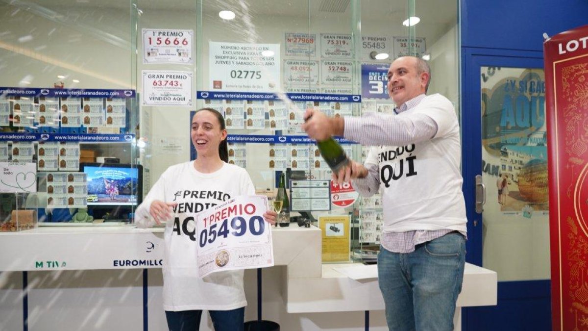 Imagen de archivo de la administración de lotería de Río Shopping en la celebración de 2022.