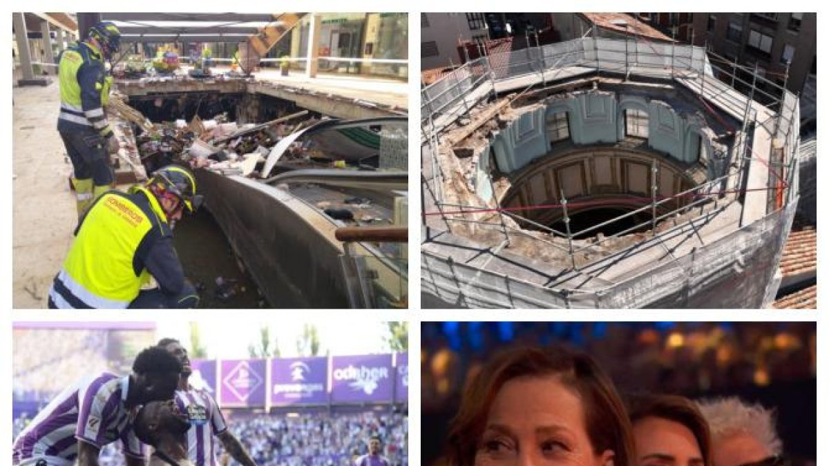 La DANA en Valencia, el derrumbe de la cúpula de la Vera Cruz, el ascenso a Primera del Real Valladolid y los Premios Goya, protagonistas del 2024 en Valladolid