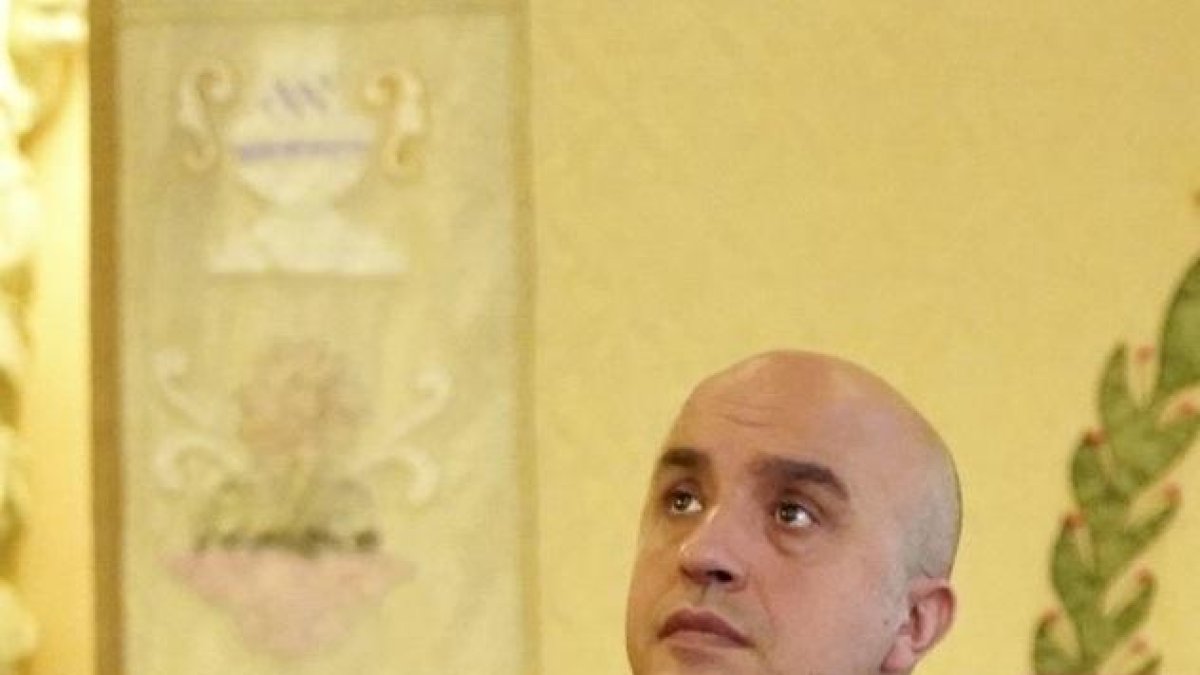 Juan Ayres en una imagen de archivo en el Ayuntamiento de Valladolid