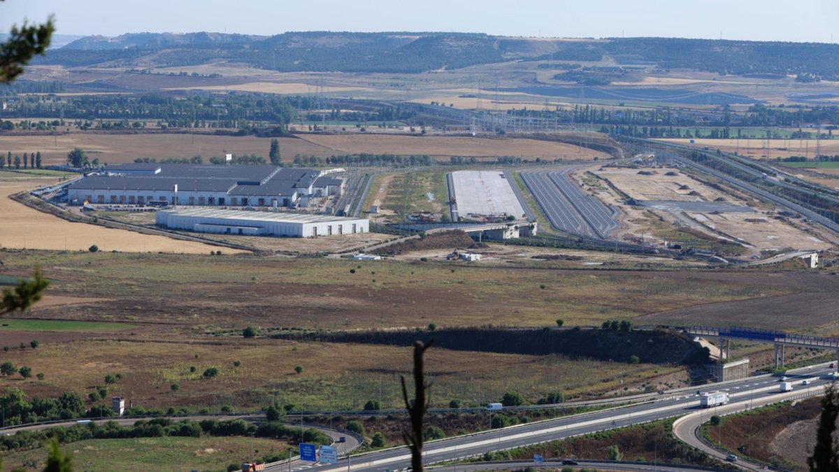 Terrenos donde se ubican los nuevos talleres de Renfe en Valladolid.