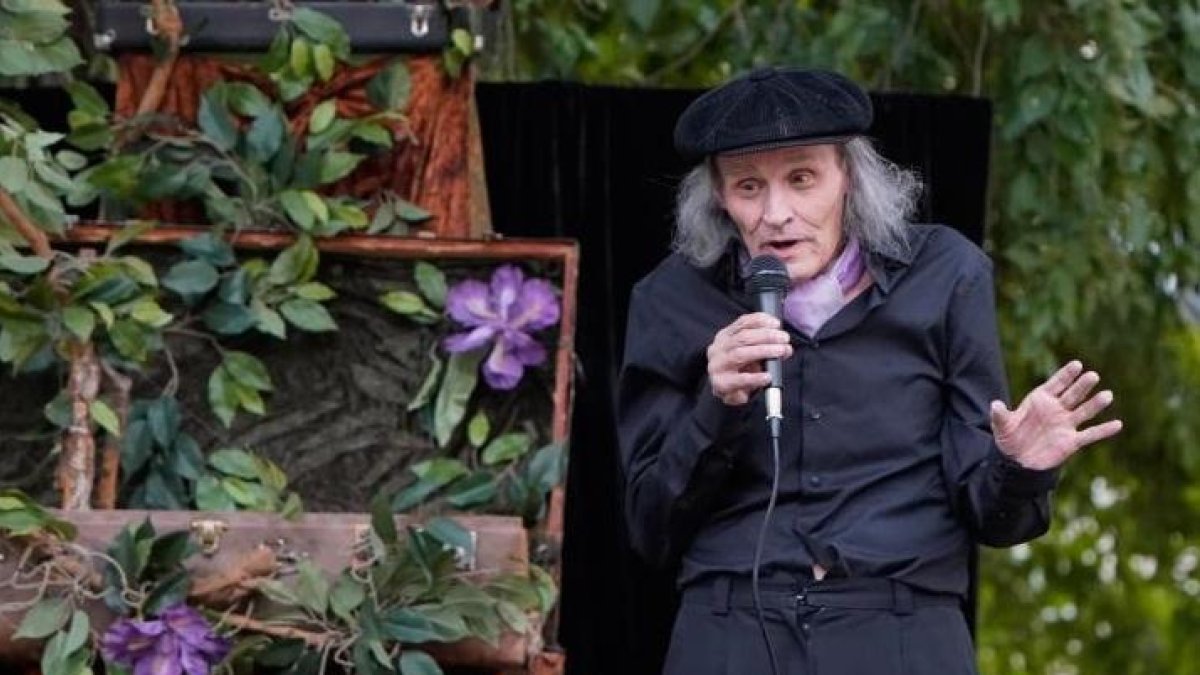 Juan Ignacio Miralles, 'Licas', en una imagen cuando representó 'El Bosque' en el Campo Grande