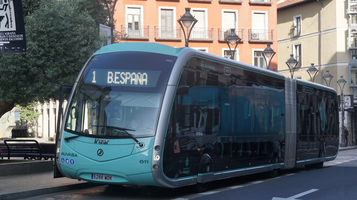 Autobús de Auvasa en una imagen de archivo.