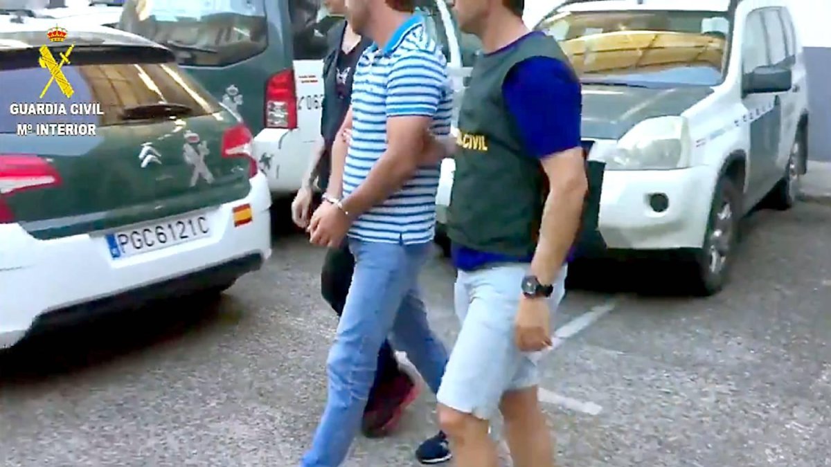 Detención de Ángel Benito Moreno el 27 de junio de 2018 en una imagen de archivo. GUARDIA CIVIL