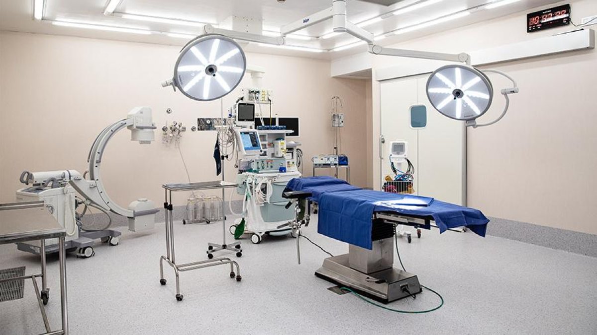 Quirófano en el Hospital Recoletas Campo Grande de Valladolid