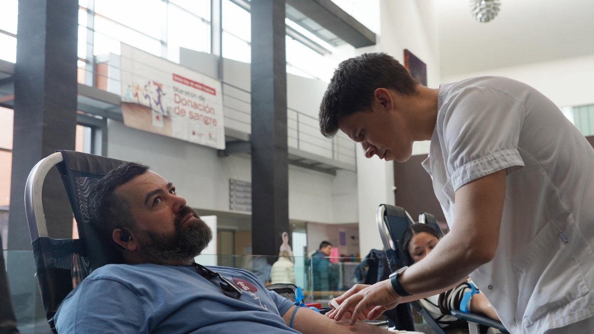 Donaciones de sangre en el Río Hortega