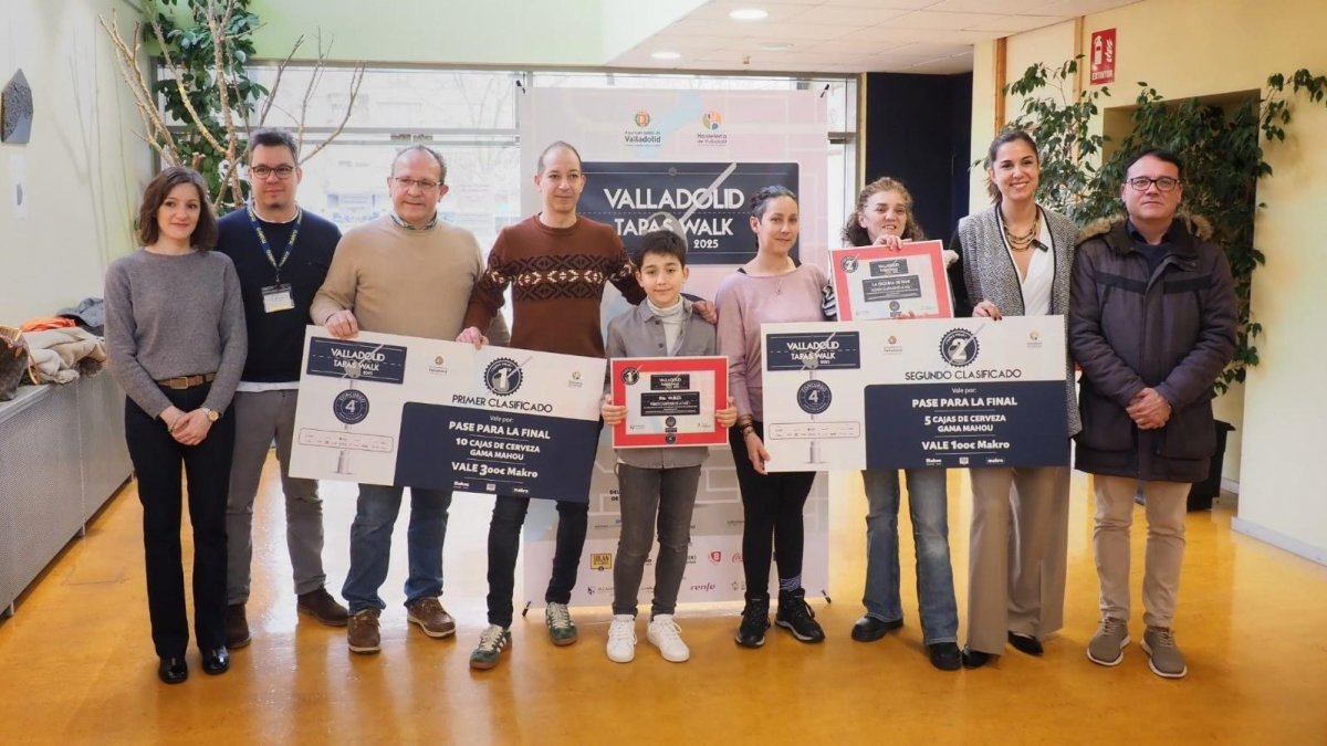 Imagen de los ganadores de la primera fase del concurso.