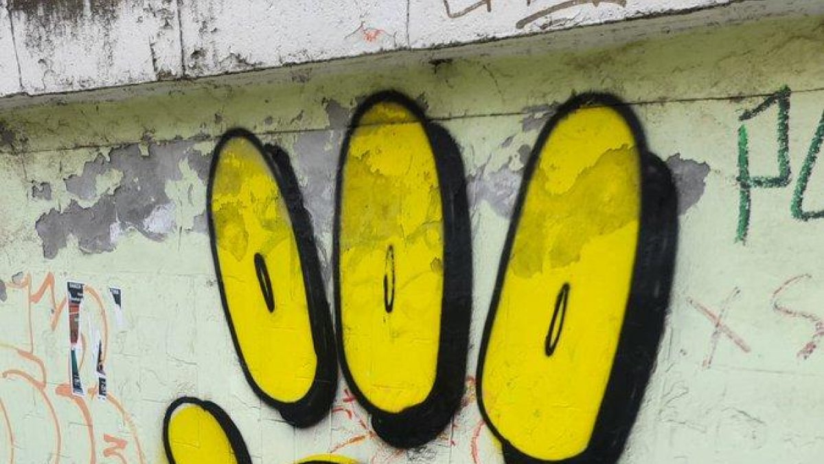 Parte del grafiti.