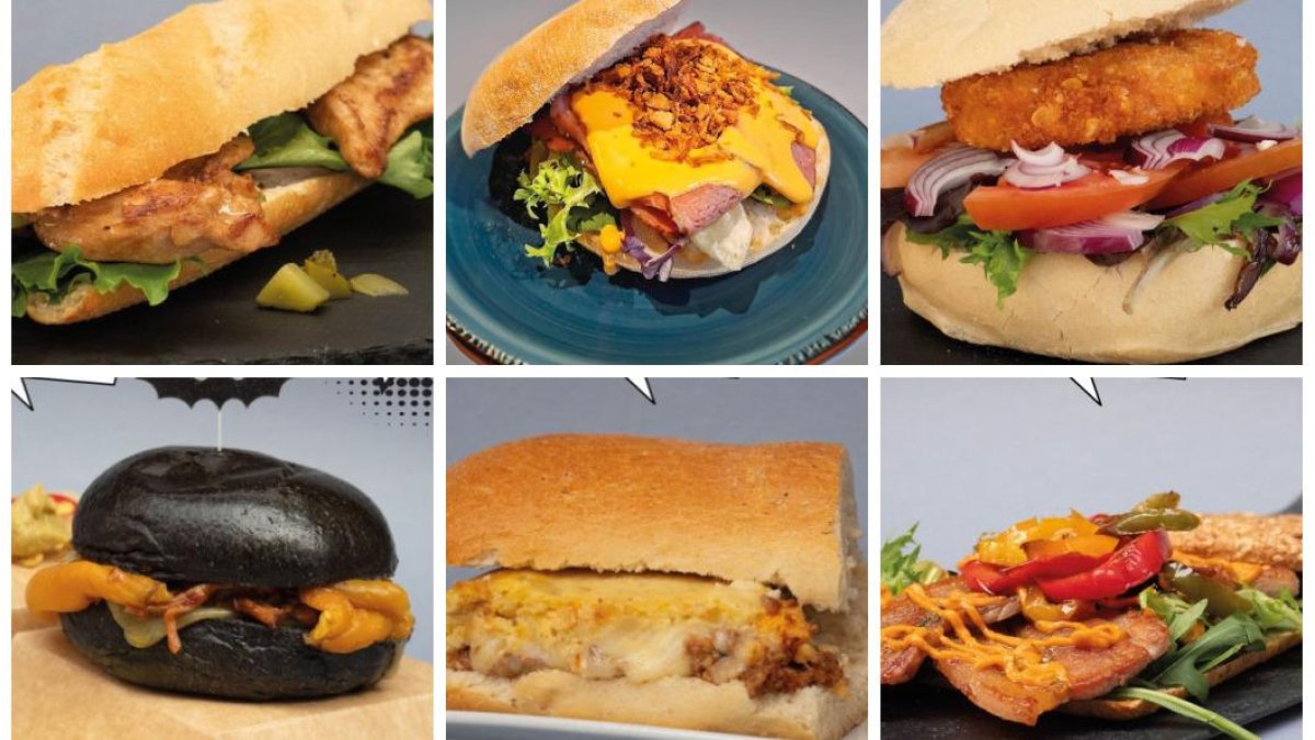 Algunos de los bocadillos de la Primera Ruta de Bocadillos de Cómic X Valladolid
