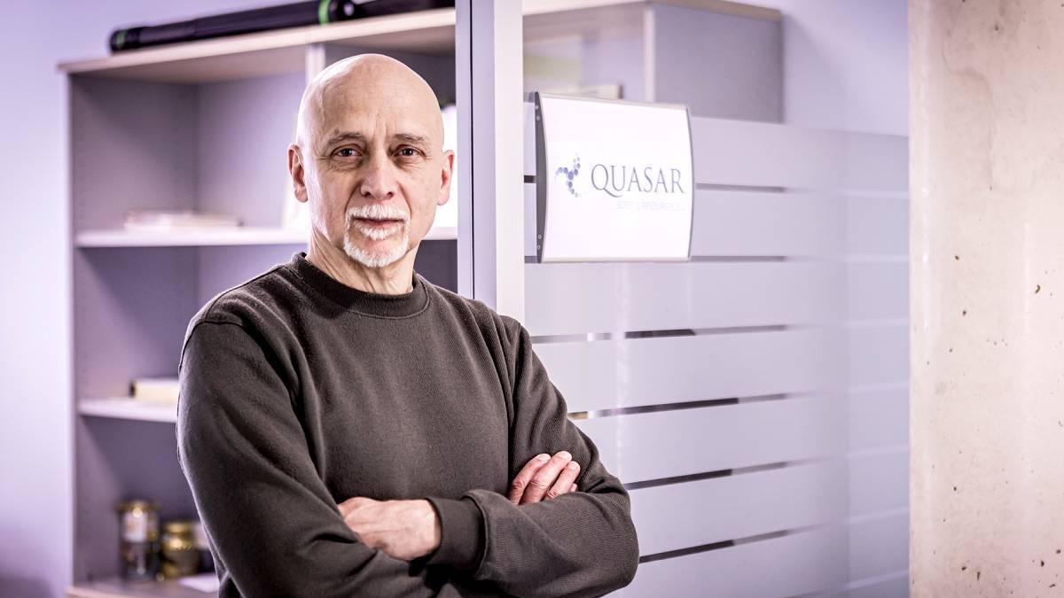 Pablo Alejandro, investigador de Quasar en Soria.  MARIO TEJEDOR