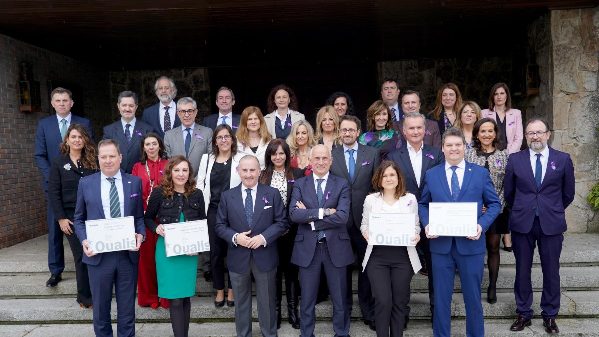 Sabadell reconoce a los galardonados con los premios Qualis en Castilla y León.
