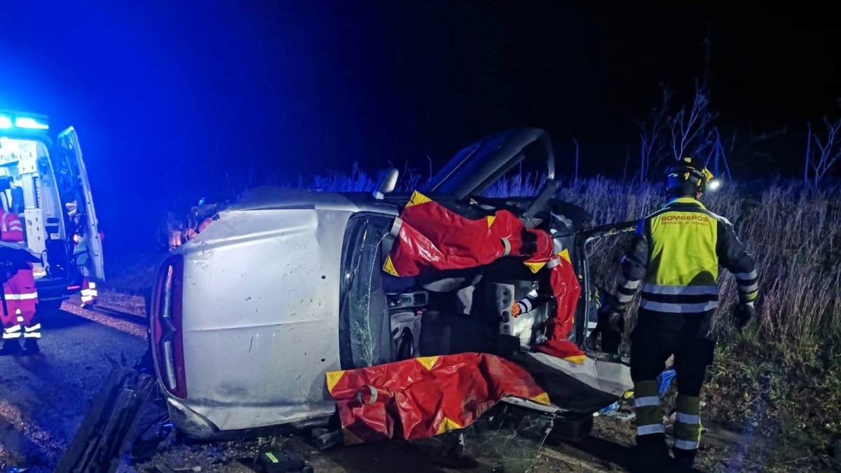 Accidente en Renedo de Esgueva