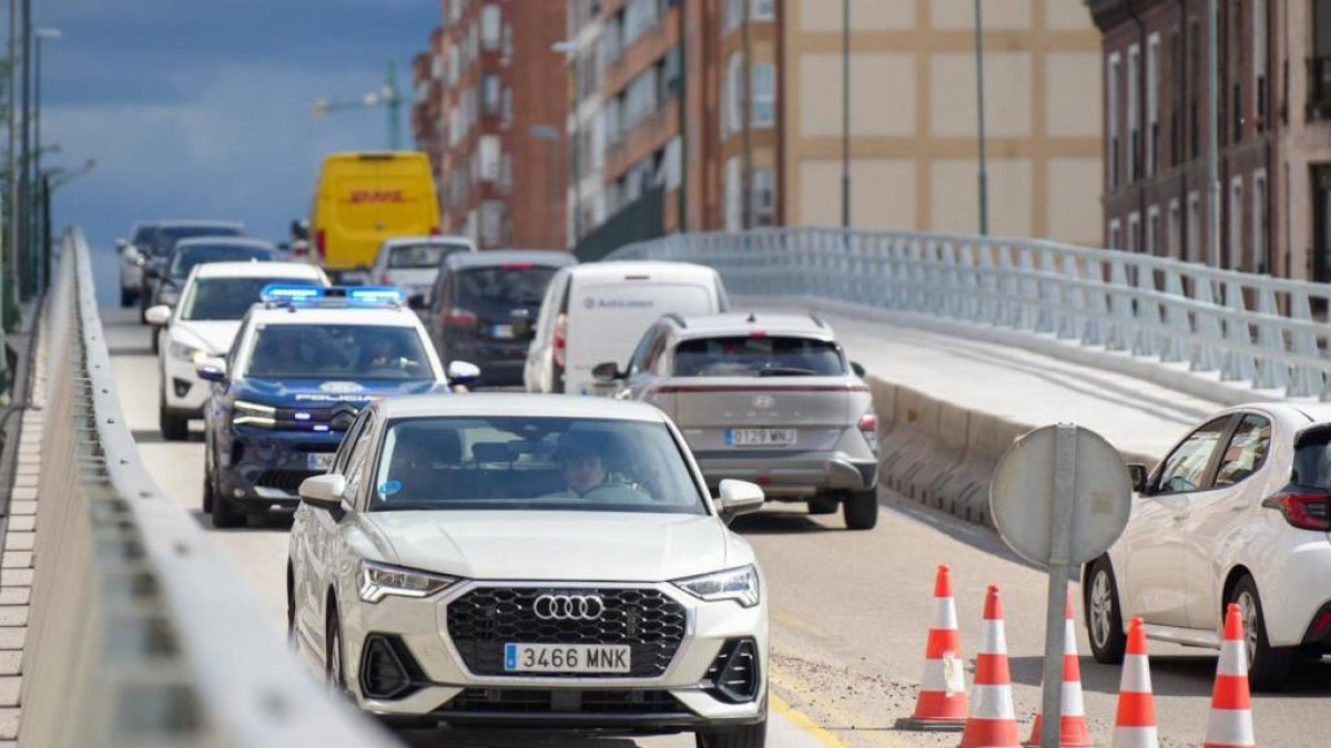 Obras en el viaducto de Arco Ladrillo