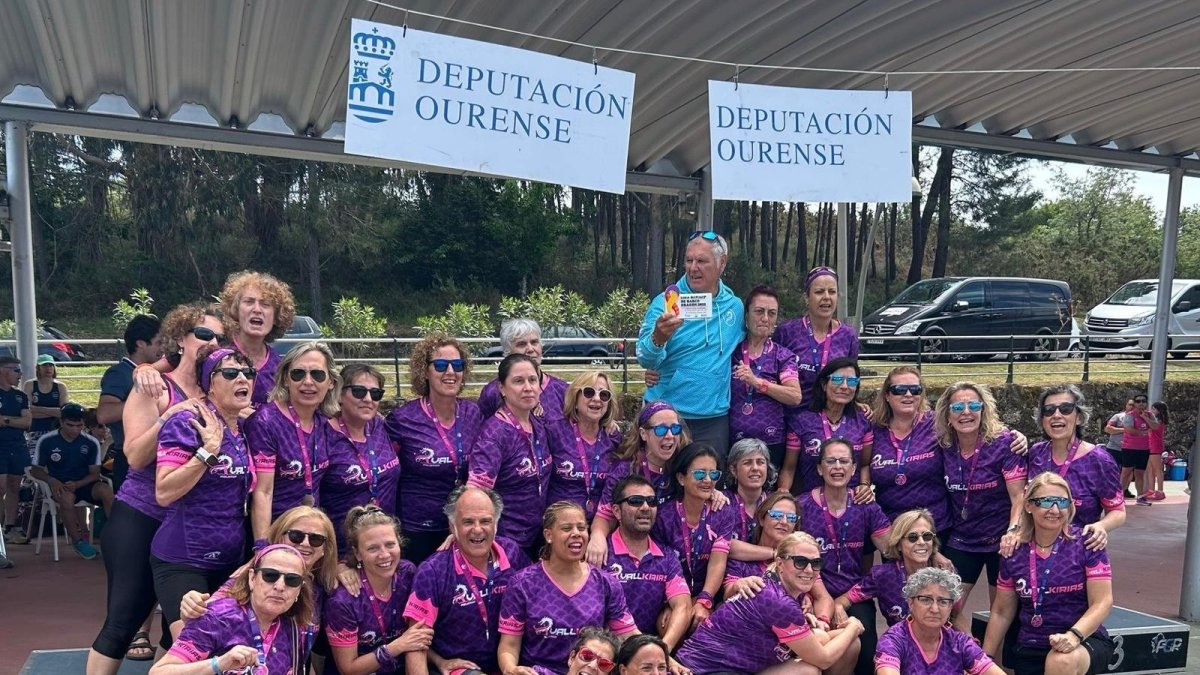 Las Vallkirias del Pisuerga arrasan en la Copa de España de Barco Dragón