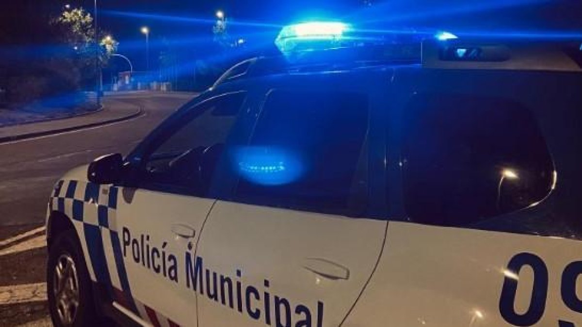 Un vehículo de la Policía Municipal de Valladolid.