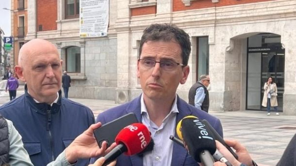Pedro Herrero, portavoz del Grupo Municipal Socialista, en una imagen de archivo