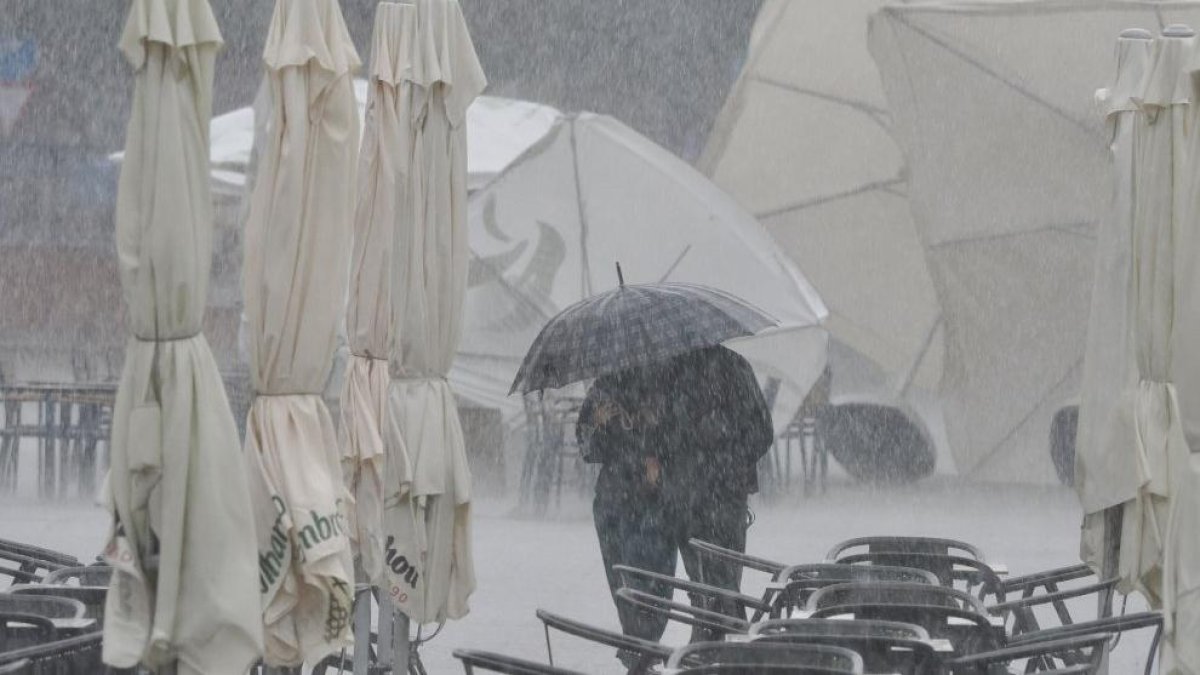 Tormenta en Valladolid