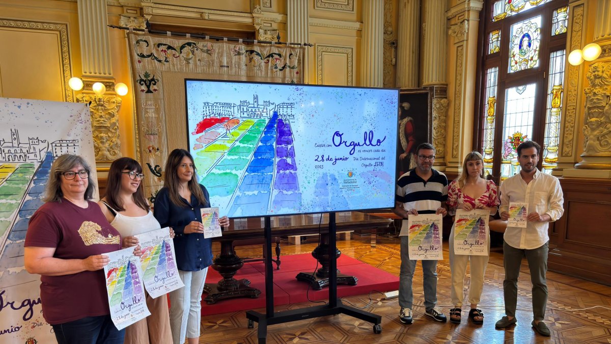 Presentación de las actividades del Orgullo LGTBIQ+ 2025 en Valladolid.