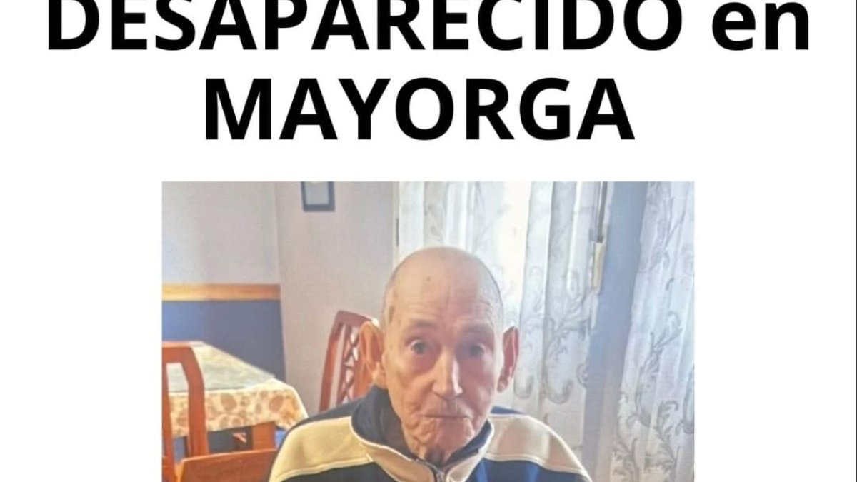 Abilio Carrasco, el anciano desaparecido en Mayorga