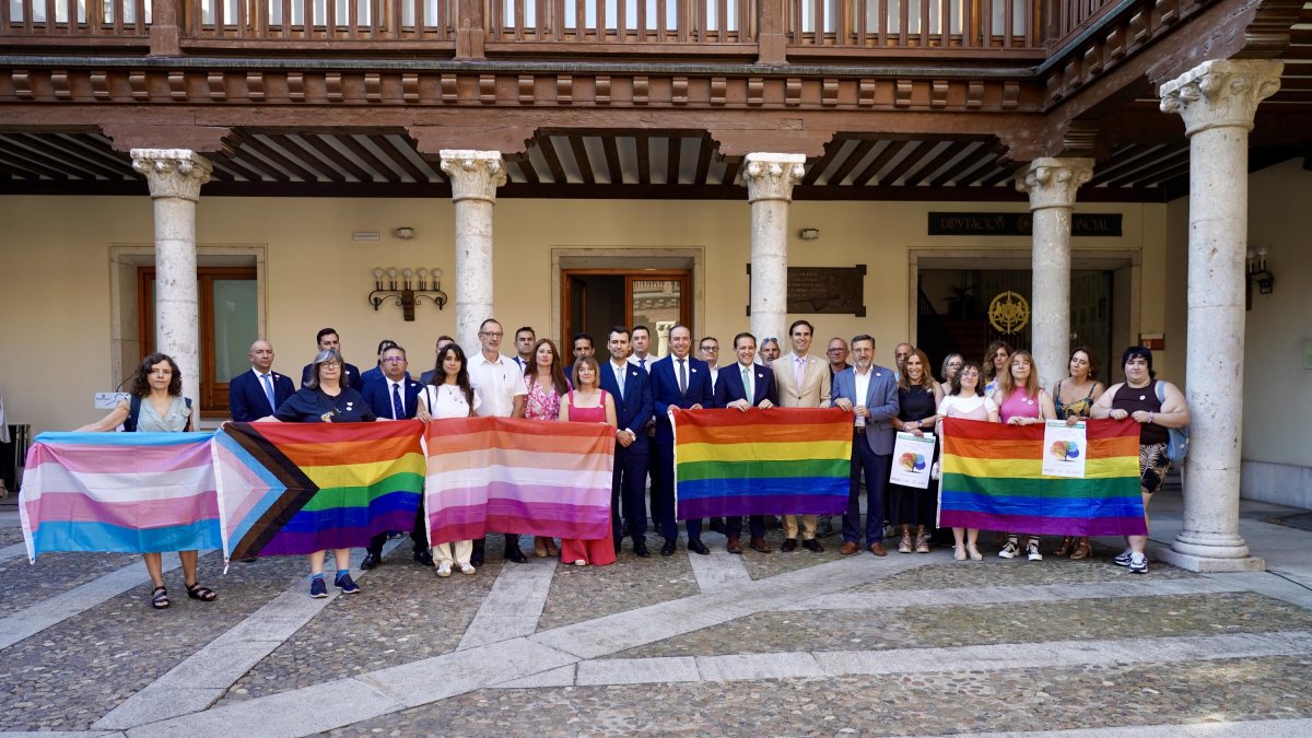 La Diputación de Valladolid celebra el Día del Orgullo con varias acciones.