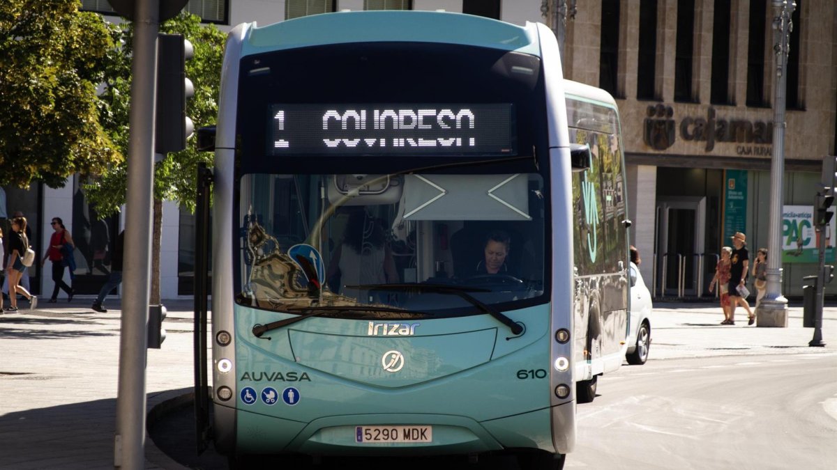 Un autobús de Auvasa en una imagen de archivo