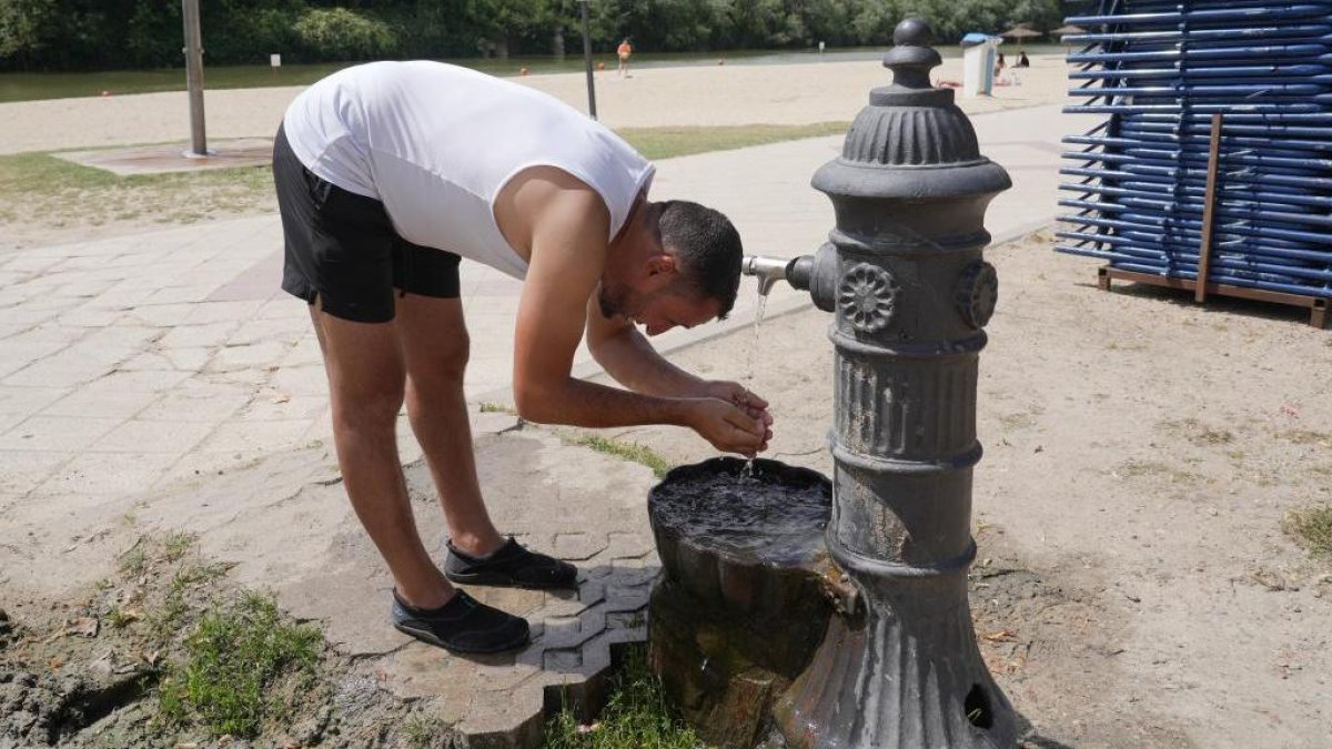 Tercer día de la primera ola de calor en Valladolid
