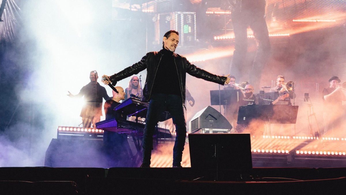 El cantante Marc Anthony durante un concierto en una imagen de archivo