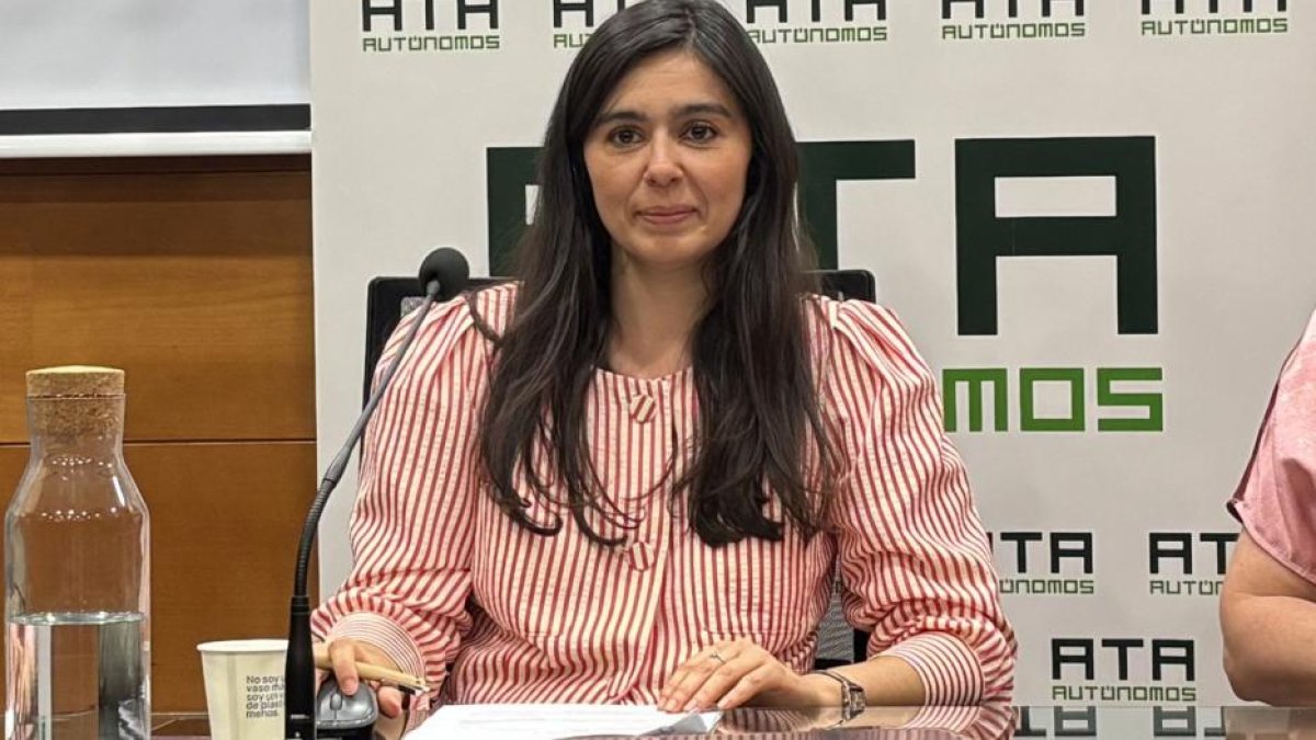 La presidenta de ATA CyL, Leticia Mingueza.
