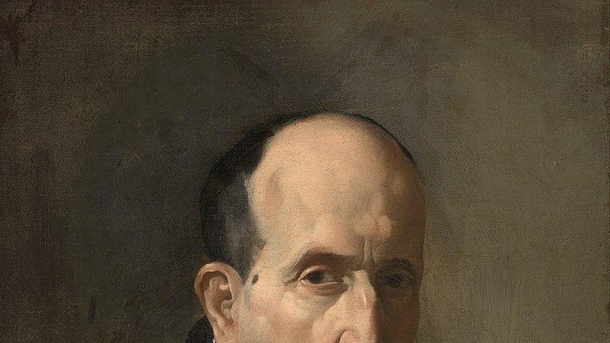 Una imagen del conocido retrato de Luis de Góngora hecho por Diego Velázquez en 1622
