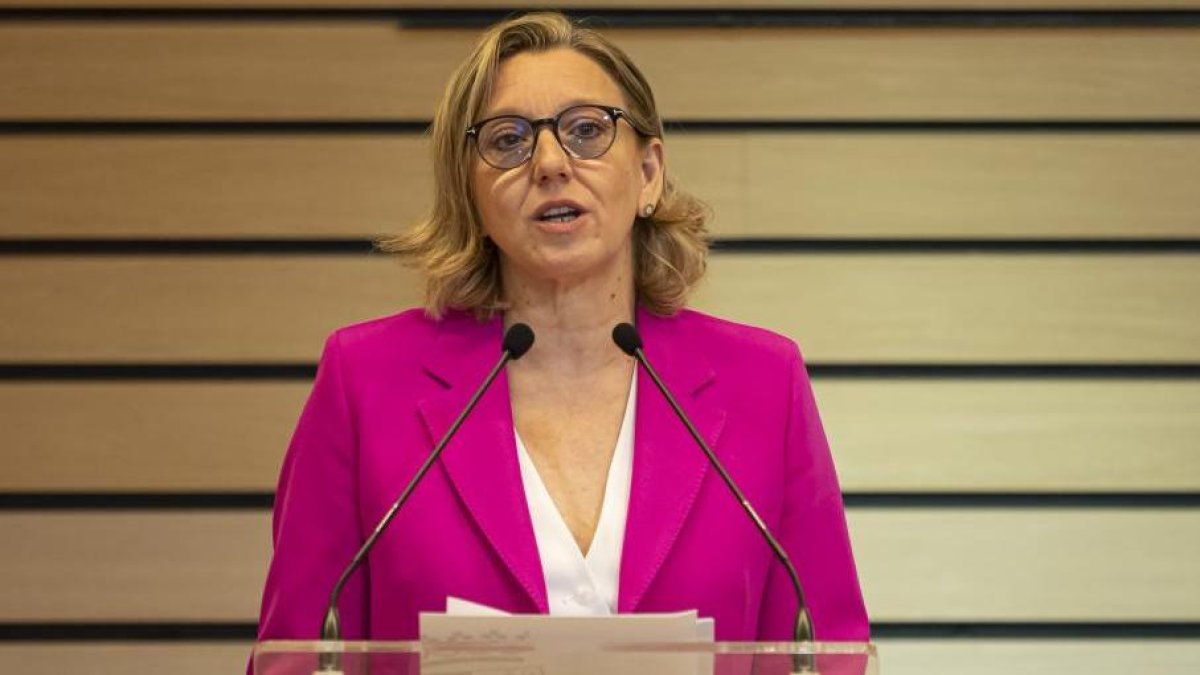 La vicepresidenta de la Junta de Castilla y León, Isabel Blanco