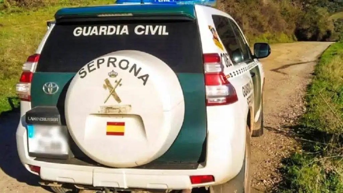 Vehículo de la Guardia Civil.