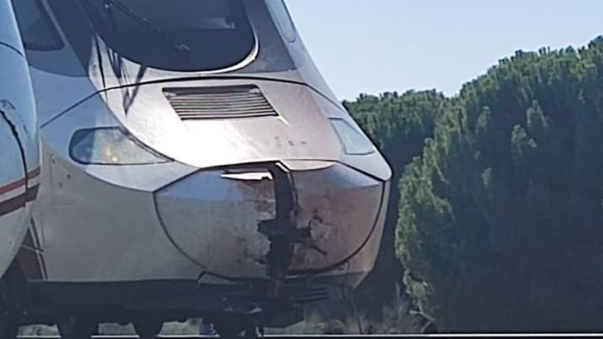 Tren implicado en el arrollamiento de un hombre entre Olmedo y Valdestillas