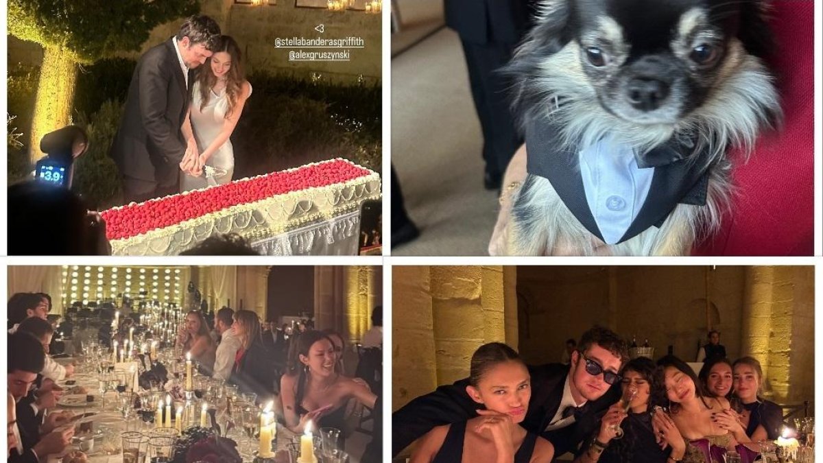 Mejores imágenes de la boda de la hija de Banderas