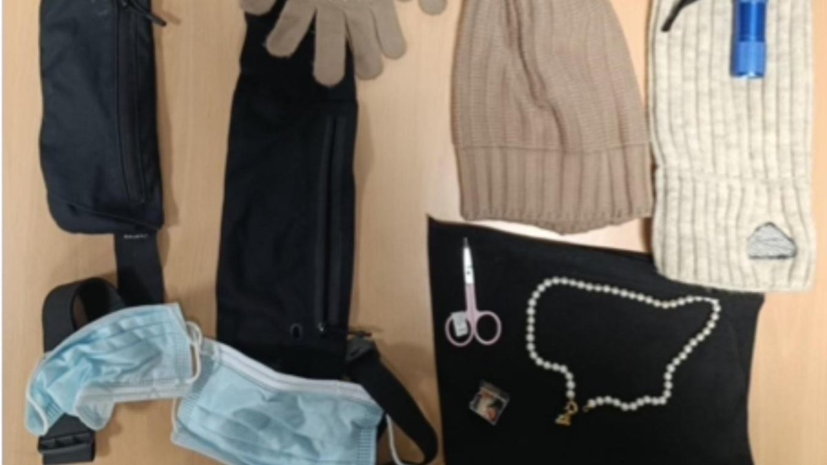 Material que llevaban las dos mujeres en el momento de su detención.