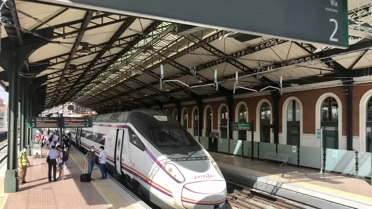Tren Avant en la estación de Campo Grande de Valladolid, en una imagen de archivo.