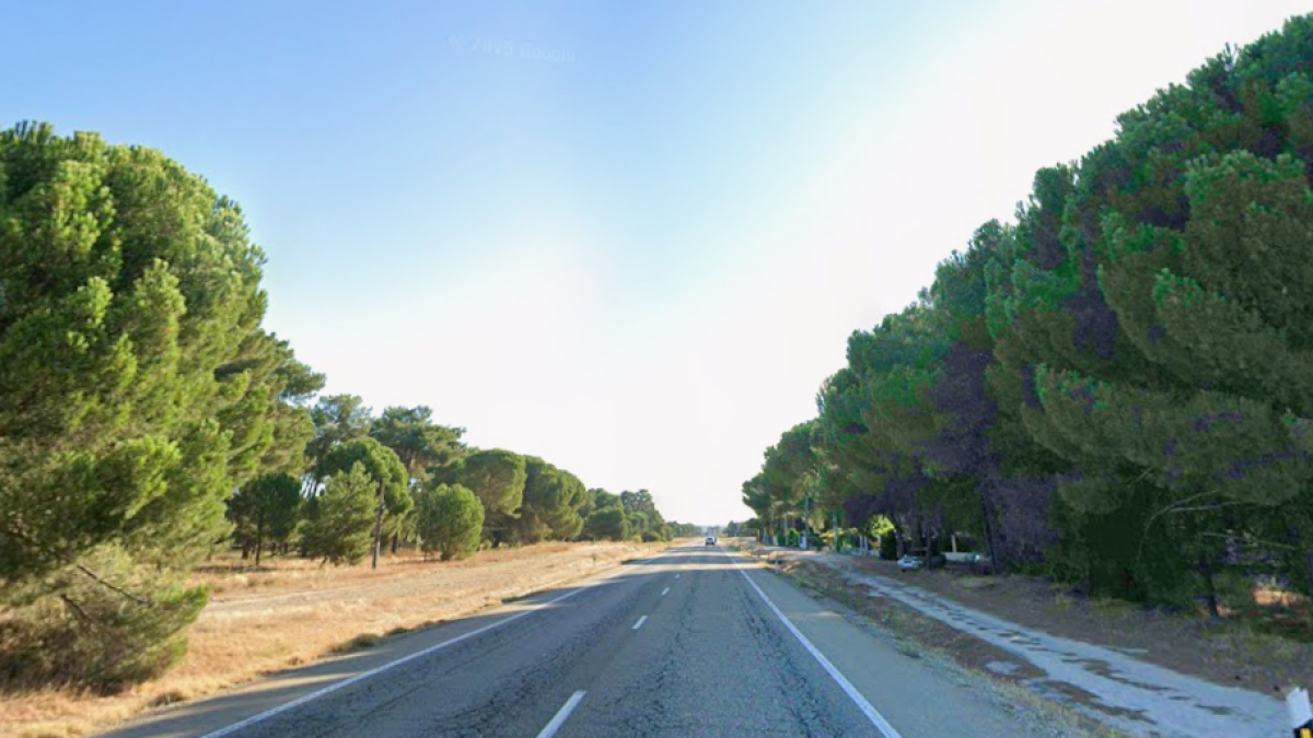 N-122 a la altura de Traspinedo