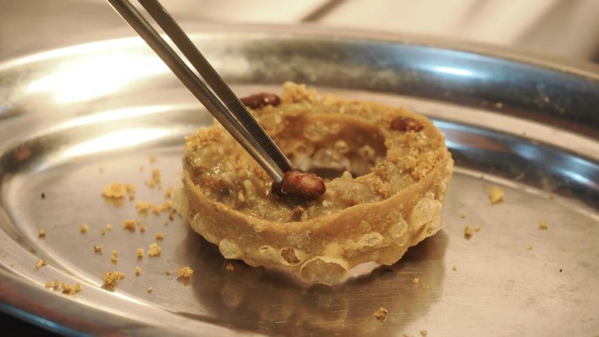 Tapa ganadora del XXI Concurso Nacional de Tapas de Valladolid.