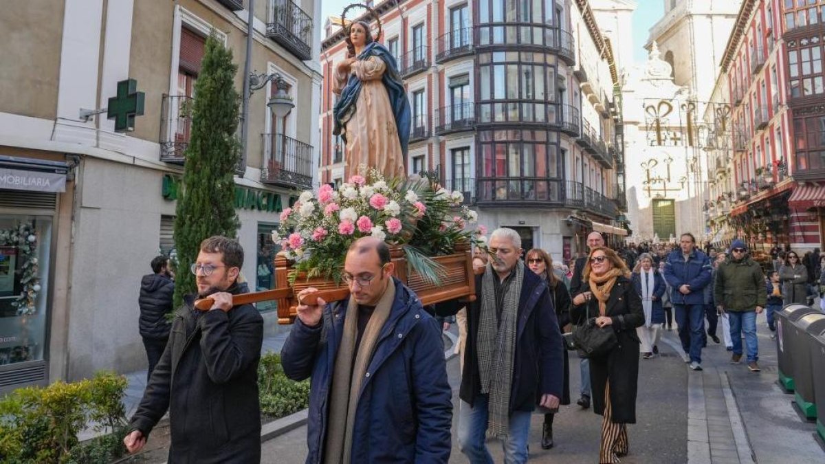 Procesión de la Inmaculada Concepción desde La Catedral